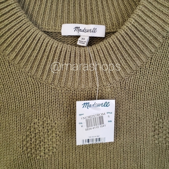 Madewell Dotted Eaton Puff sweater - Picture 5 of 7